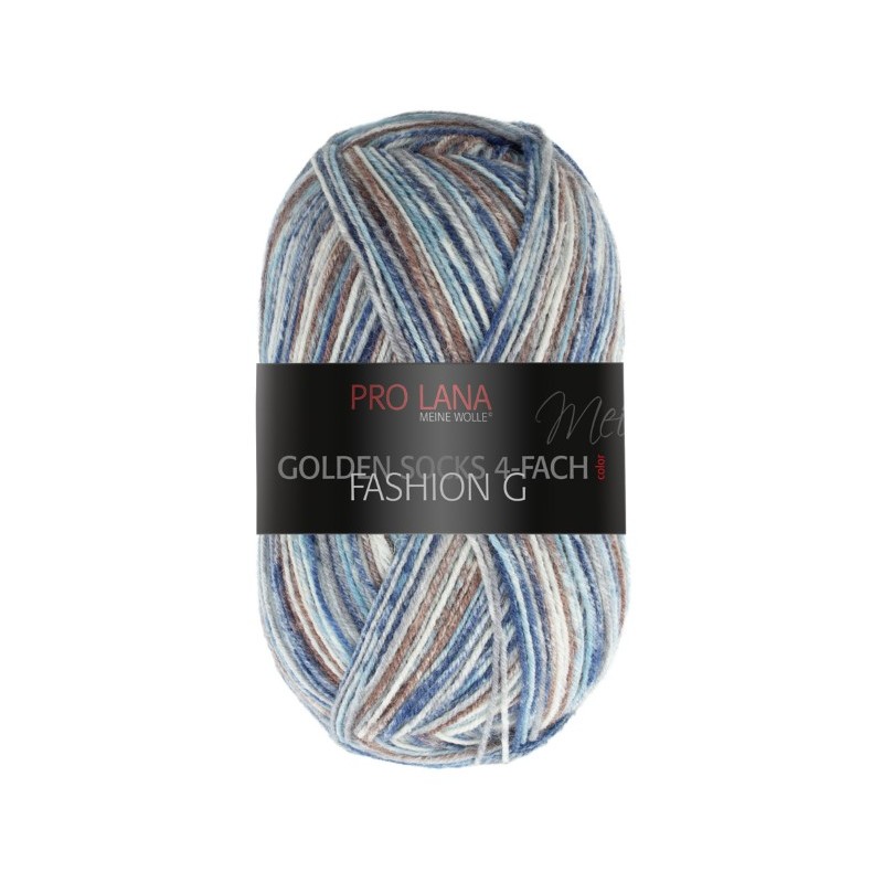Fashion G is een van de garens uit de golden socks serie van Pro Lana Fashion G is een van de garens uit de golden socks serie van Pro Lana