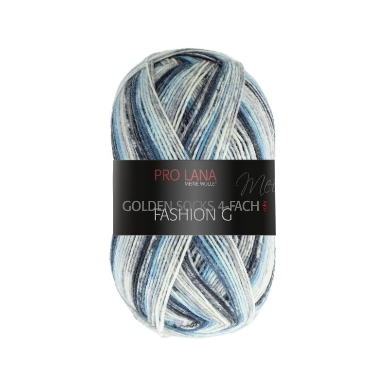 Fashion G is een van de garens uit de golden socks serie van Pro Lana Fashion G is een van de garens uit de golden socks serie van Pro Lana
