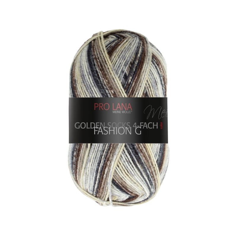 Fashion G is een van de garens uit de golden socks serie van Pro Lana Fashion G is een van de garens uit de golden socks serie van Pro Lana