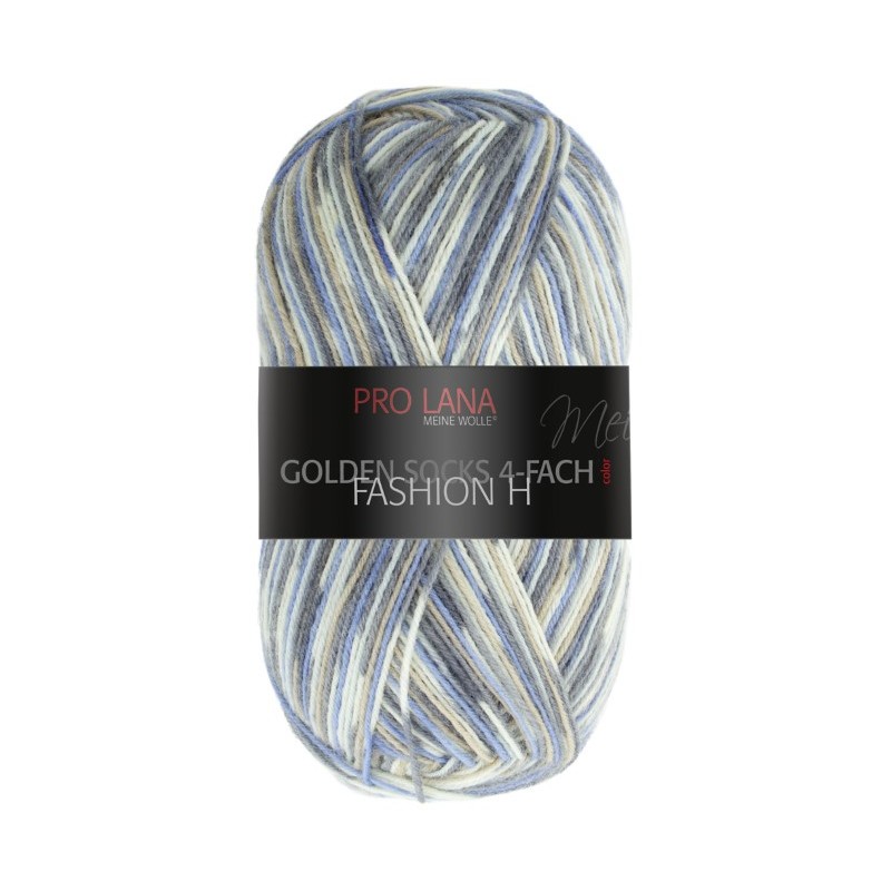 Fashion H is een van de garens uit de golden socks serie van Pro Lana Fashion H is een van de garens uit de golden socks serie van Pro Lana