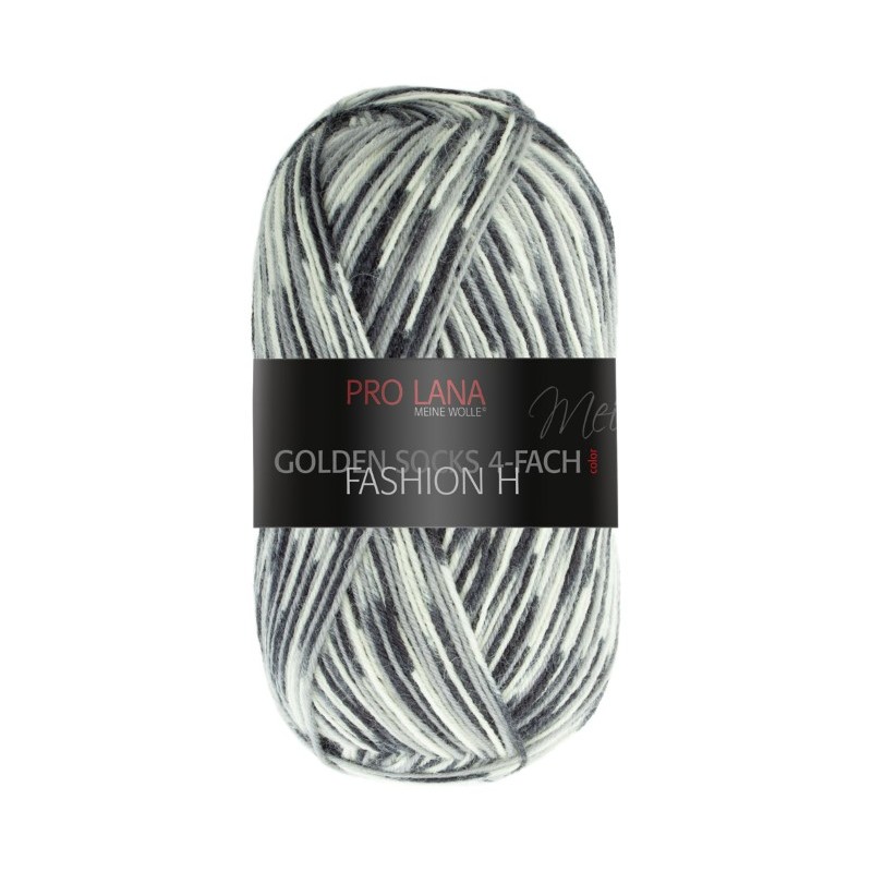 Fashion H is een van de garens uit de golden socks serie van Pro Lana Fashion H is een van de garens uit de golden socks serie van Pro Lana