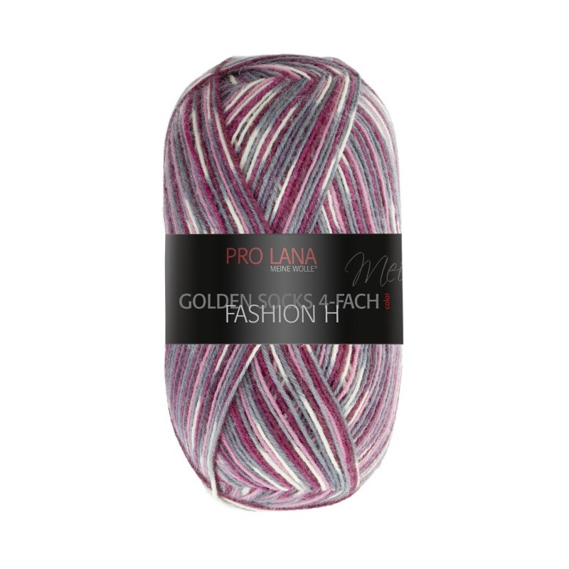 Fashion H is een van de garens uit de golden socks serie van Pro Lana Fashion H is een van de garens uit de golden socks serie van Pro Lana