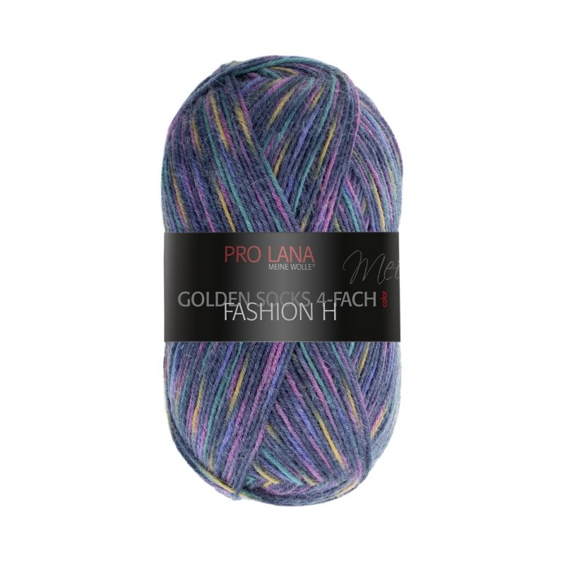 Fashion H is een van de garens uit de golden socks serie van Pro Lana Fashion H is een van de garens uit de golden socks serie van Pro Lana