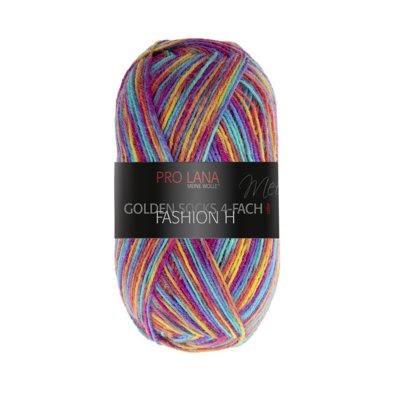Fashion H is een van de garens uit de golden socks serie van Pro Lana Fashion H is een van de garens uit de golden socks serie van Pro Lana