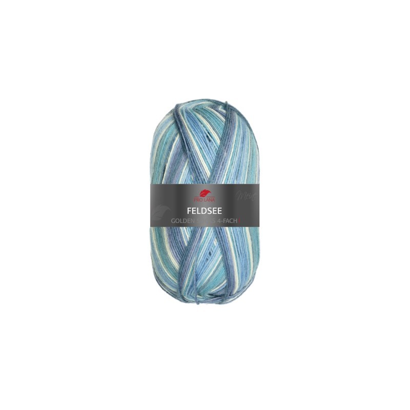 Feldsee is een prachtig sokkengaren uit de Pro Lana golden socks serie Feldsee is een prachtig sokkengaren uit de Pro Lana golden socks serie