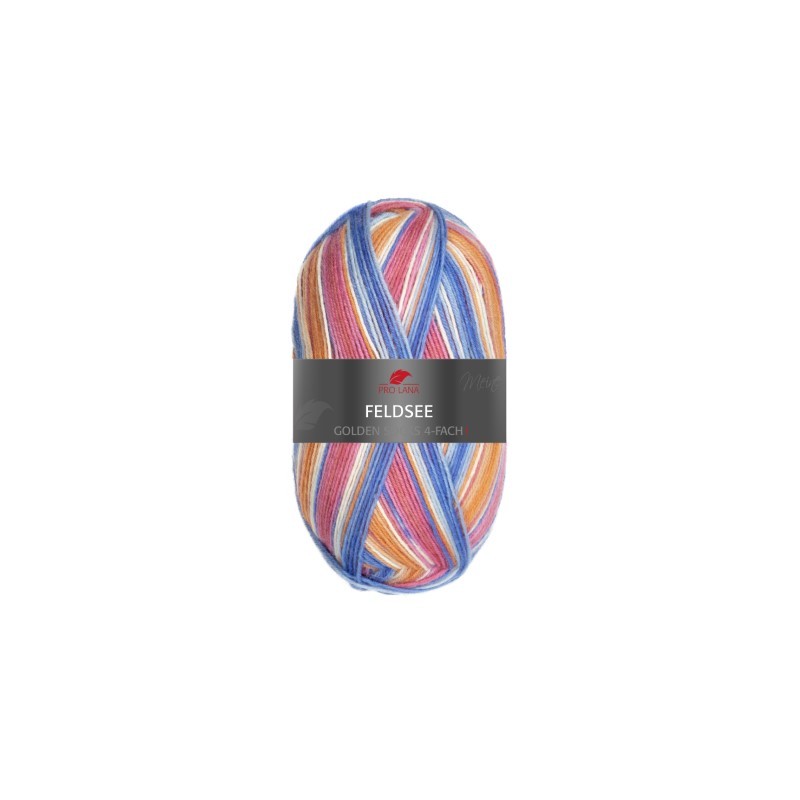 Feldsee is een prachtig sokkengaren uit de Pro Lana golden socks serie Feldsee is een prachtig sokkengaren uit de Pro Lana golden socks serie