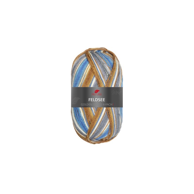 Feldsee is een prachtig sokkengaren uit de Pro Lana golden socks serie Feldsee is een prachtig sokkengaren uit de Pro Lana golden socks serie