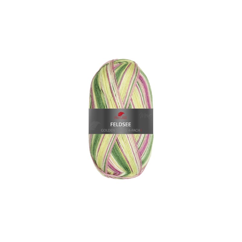 Feldsee is een prachtig sokkengaren uit de Pro Lana golden socks serie Feldsee is een prachtig sokkengaren uit de Pro Lana golden socks serie