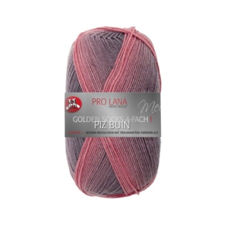 Piz Buin is een prachtig sokkengaren uit de Pro Lana golden socks serie