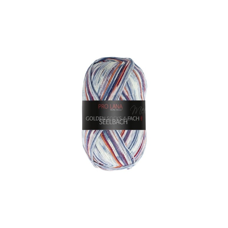 Seelbach is een prachtig sokkengaren uit de Pro Lana golden socks serie Seelbach is een prachtig sokkengaren uit de Pro Lana golden socks serie