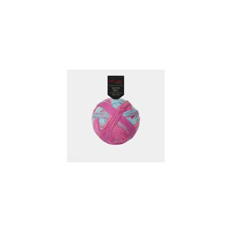 Pro Lana Socks Ball een bol met de hand gewikkeld waardoor knopenvrij Pro Lana Socks Ball een bol met de hand gewikkeld waardoor knopenvrij