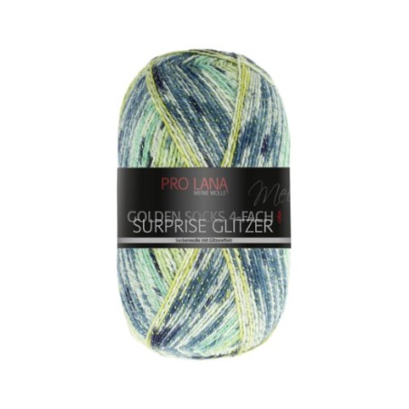 Surprise Glitzer een glinsterend sokkengaren van Pro Lana Golden Socks