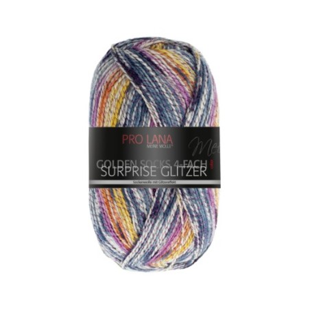 Surprise Glitzer een glinsterend sokkengaren van Pro Lana Golden Socks