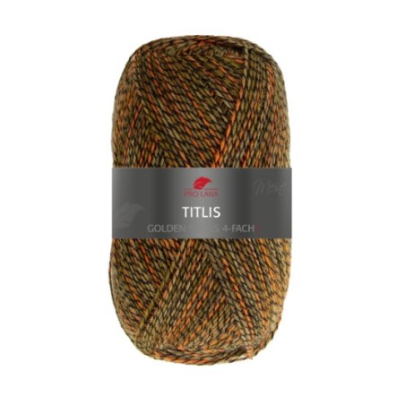Titlis is een prachtig sokkengaren uit de Pro Lana golden socks serie
