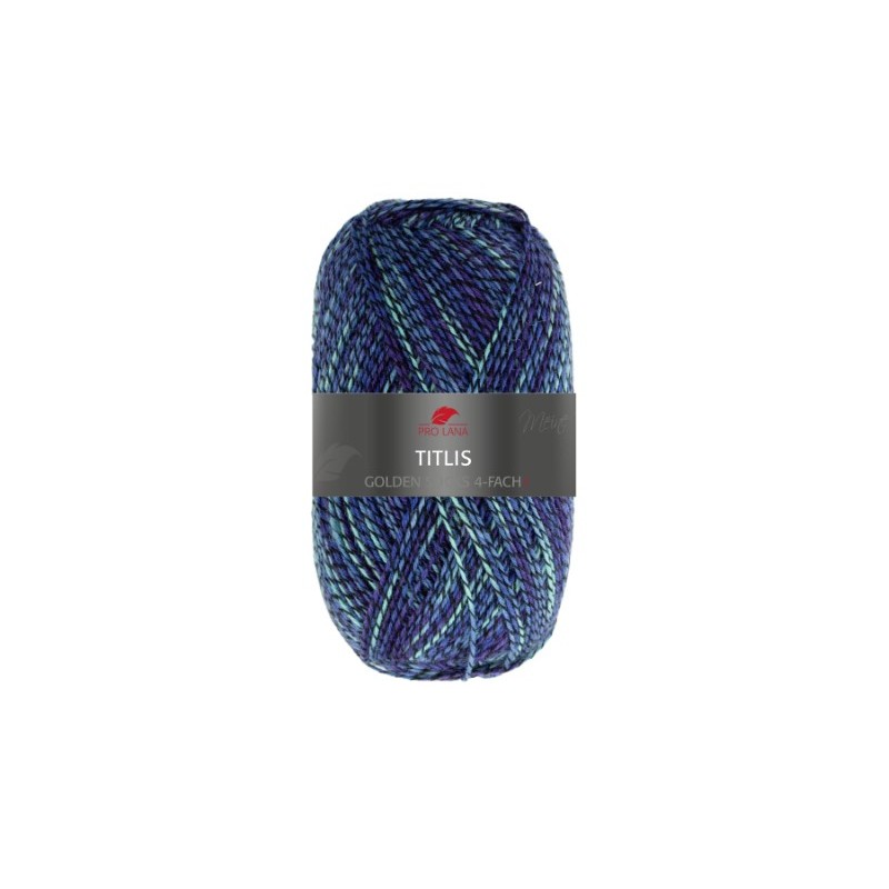 Titlis is een prachtig sokkengaren uit de Pro Lana golden socks serie Titlis is een prachtig sokkengaren uit de Pro Lana golden socks serie