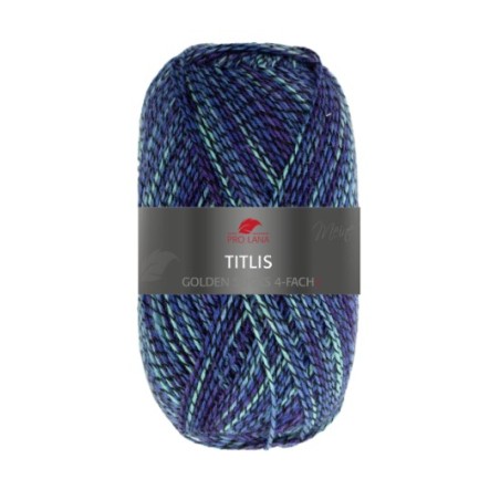 Titlis is een prachtig sokkengaren uit de Pro Lana golden socks serie