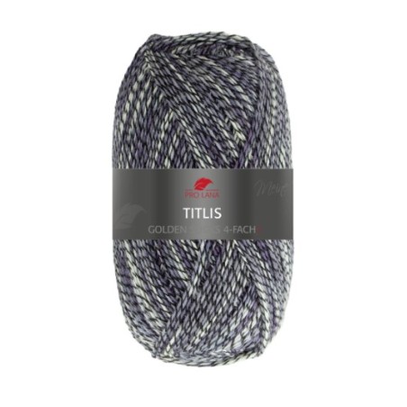 Titlis is een prachtig sokkengaren uit de Pro Lana golden socks serie