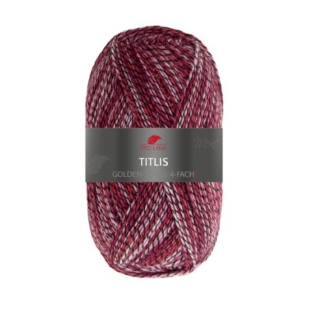 Titlis is een prachtig sokkengaren uit de Pro Lana golden socks serie