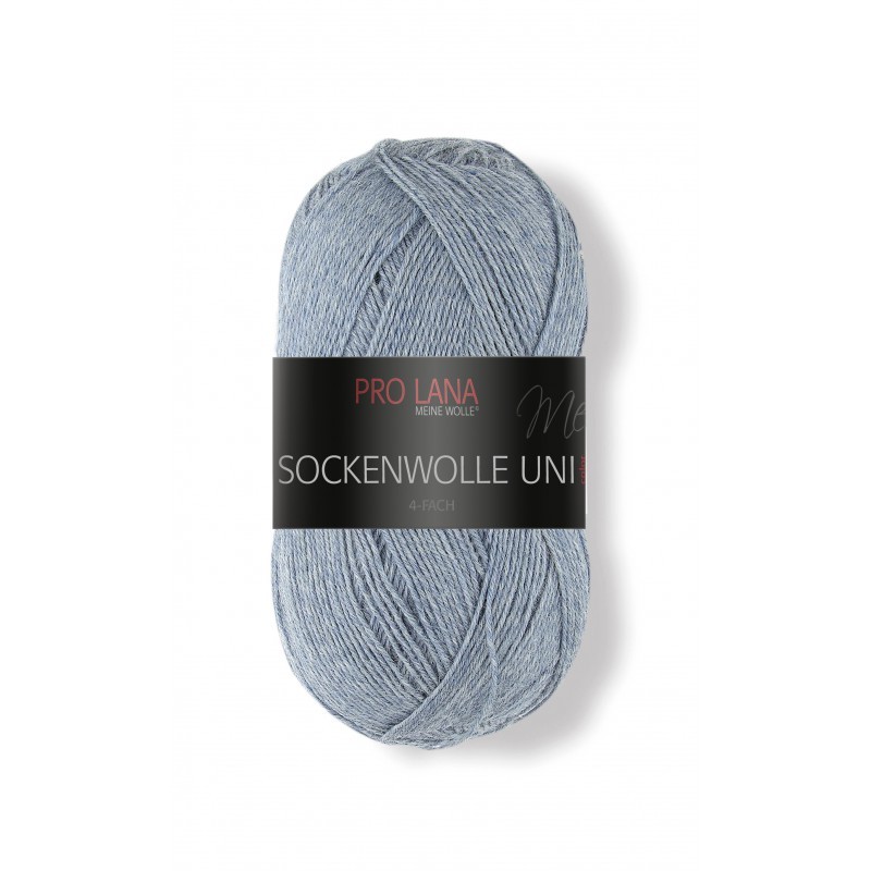 Uni sokkenwol met prima kwaliteit van het Duitse topmerk Pro Lana.