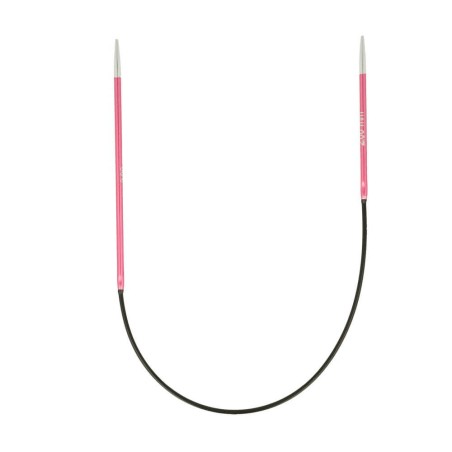 Knitpro Zing Licht Metalen, met verschillende lengtes van de naaldjes.
