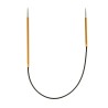 Knitpro Zing Licht Metalen, met verschillende lengtes van de naaldjes.