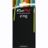Knitpro Zing Licht Metalen, met verschillende lengtes van de naaldjes.