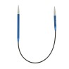 Knitpro Zing Licht Metalen, met verschillende lengtes van de naaldjes.