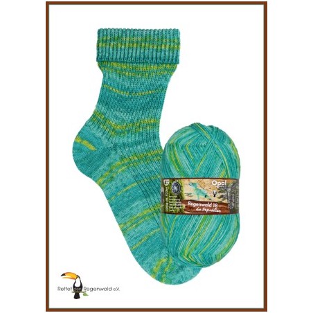 Opal Regenwald 18 - kleuren geinspireerd door het regenwoud.