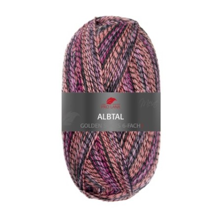 Albtal heerlijk warme 6 draads sokkenwol van het Duitse merk Pro Lana