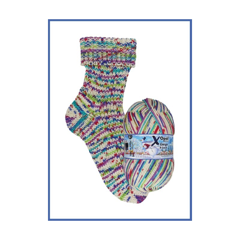 Opal XLarge Wilder Winter ijskoude winterse kleuren maar heerlijk warm