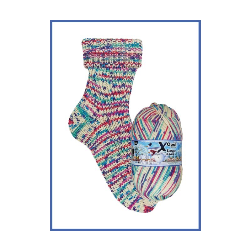 Opal XLarge Wilder Winter ijskoude winterse kleuren maar heerlijk warm