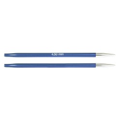 Knitpro Zing Licht Metalen kortere breinaaldjes voor het rondbreien.