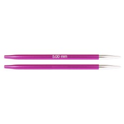 Knitpro Zing Licht Metalen kortere breinaaldjes voor het rondbreien.