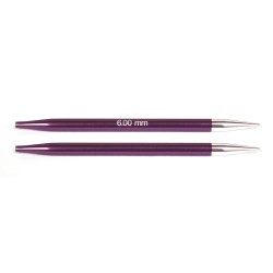 Knitpro Zing Licht Metalen kortere breinaaldjes voor het rondbreien.