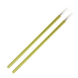 Knitpro Zing Licht Metalen kortere breinaaldjes voor het rondbreien.
