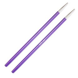 Knitpro Zing Licht Metalen kortere breinaaldjes voor het rondbreien.
