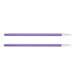Knitpro Zing Licht Metalen kortere breinaaldjes voor het rondbreien.