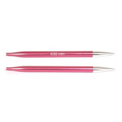Knitpro Zing Licht Metalen kortere breinaaldjes voor het rondbreien.