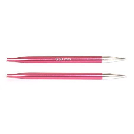 Knitpro Zing Licht Metalen kortere breinaaldjes voor het rondbreien.