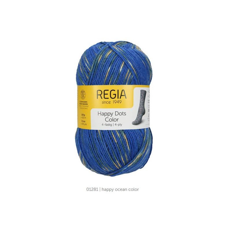 Regia Happy Dots Color heerlijke 4 draads sokkenwol. Regia Happy Dots Color heerlijke 4 draads sokkenwol.