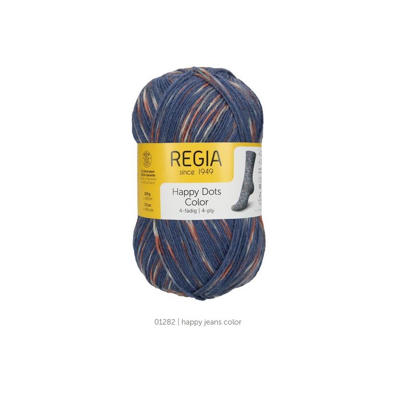 Regia Happy Dots Color heerlijke 4 draads sokkenwol. Regia Happy Dots Color heerlijke 4 draads sokkenwol.
