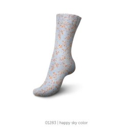Regia Happy Dots Color heerlijke 4 draads sokkenwol.