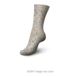 Regia Happy Dots Color heerlijke 4 draads sokkenwol.