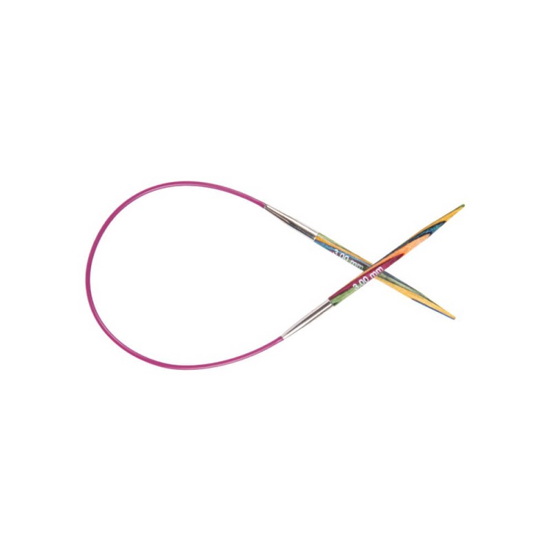 Knitpro Symfonie handige korte houten rondbreinaaldjes van 25 cm. Knitpro Symfonie handige korte houten rondbreinaaldjes van 25 cm.
