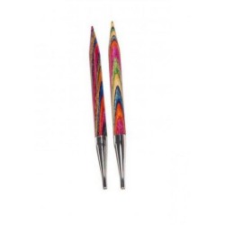 Knitpro Symfonie houten super gladde korte breinaaldpunten van 8,7 cm.