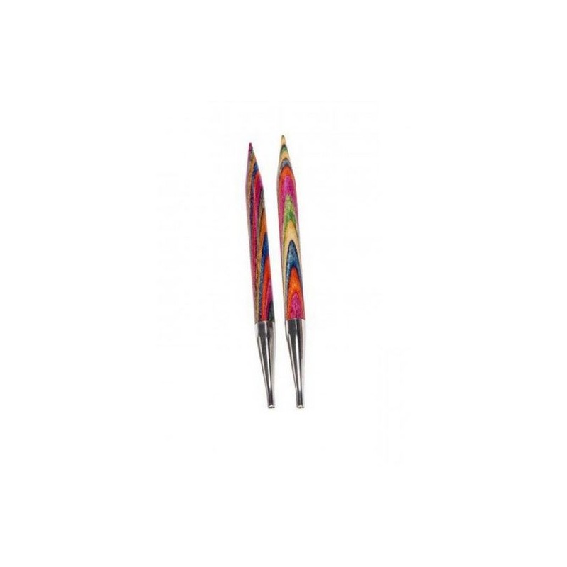 Knitpro Symfonie houten super gladde korte breinaaldpunten van 8,7 cm. Knitpro Symfonie houten super gladde korte breinaaldpunten van 8,7 cm.