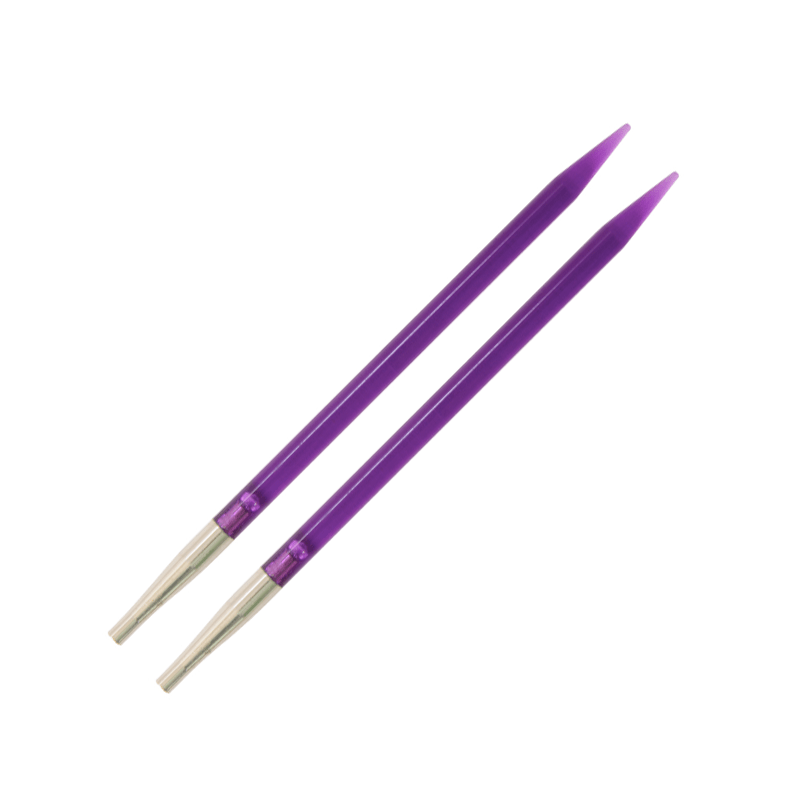Knitpro Trendz gladde verwisselbare breinaaldpunten van acryl 11,5 cm. Knitpro Trendz gladde verwisselbare breinaaldpunten van acryl 11,5 cm.