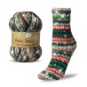 Rellana Flotte Socke Christmas met subtiele glitter en kerstkleurtjes.