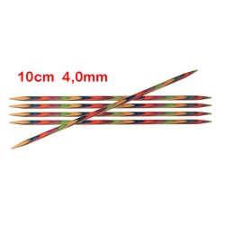 Knitpro Symfonie gladde berkenhouten sokkennaaldjes van 10 cm.