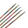 Knitpro Symfonie gladde berkenhouten sokkennaaldjes van 15 cm.